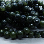 Jade Perle 8,3 mm - kanadische  Jade - Image 3