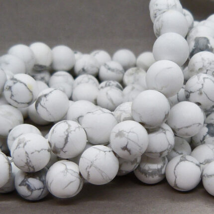 Howlith Perle 6 mm - matt