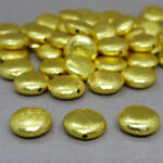 Metall Perle vergoldet 12 mm - Image 4