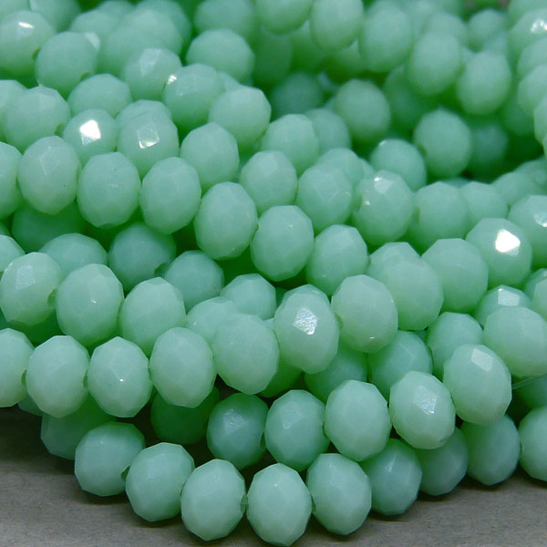 Glasschliff Perlen mint