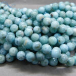 Larimar Perle 6 mm - A Qualität - Image 5