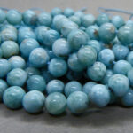 Larimar Perle 6 mm - A Qualität - Image 4