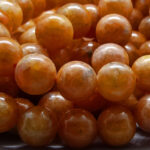 Calcit Perle 8 mm orange - Image 4